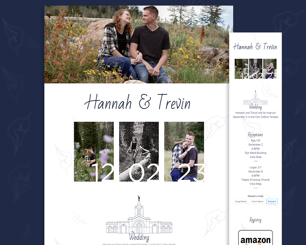 wedding website